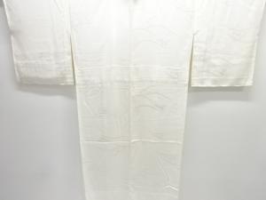 未使用品　波模様織出し単衣長襦袢